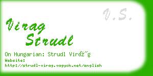 virag strudl business card